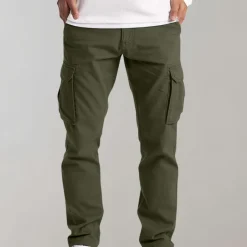 Broeken Heren*Odger - Lichte cargo broek voor heren, perfect voor de zomer