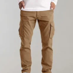 Broeken Heren*Odger - Lichte cargo broek voor heren, perfect voor de zomer