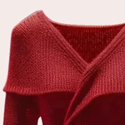 Truien & Vesten Dames*ODILIA - Elegante Zomerse Trui voor Dames Rood