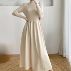 Jurken & Jumpsuits Dames*OHANNA - Comfortabele Gebreide Zomerjurk voor Dames