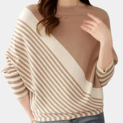 Truien & Vesten Dames*Oleda - Luxe gebreide zomerse trui voor elegante dagen