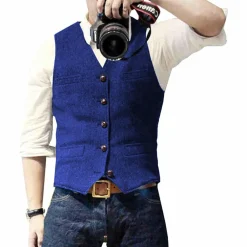 Truien & Vesten Heren*OLIVER - Elegant zomergilet voor heren