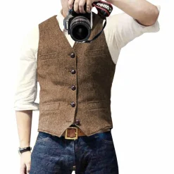 Truien & Vesten Heren*OLIVER - Elegant zomergilet voor heren