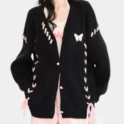 Truien & Vesten Dames*OLIVIA - Luchtig Klassiek Vest voor Dames - Zomereditie Zwart