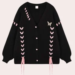 Truien & Vesten Dames*OLIVIA - Luchtig Klassiek Vest voor Dames - Zomereditie Zwart