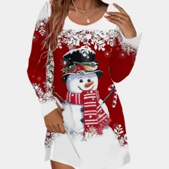 Jurken & Jumpsuits Dames*ONDINA - Luxe Zomerjurk voor Dames Rood