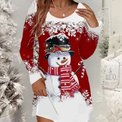 Jurken & Jumpsuits Dames*ONDINA - Luxe Zomerjurk voor Dames Rood