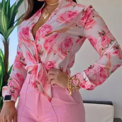 Sets Dames*Ora - Verfrissende zomerset met blouse en shorts voor de zomer