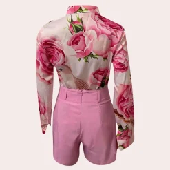 Sets Dames*Ora - Verfrissende zomerset met blouse en shorts voor de zomer