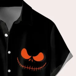 Shirts Heren*Orban - Heren Tijdloos Zomerse Button-Down Zwart