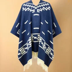 Truien & Vesten Heren*ORLANDO - Stijlvolle Zomer Poncho voor Heren