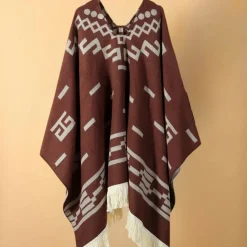 Truien & Vesten Heren*ORLANDO - Stijlvolle Zomer Poncho voor Heren