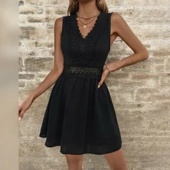 Jurken & Jumpsuits Dames*OTA - Elegante zomerse mini jurk