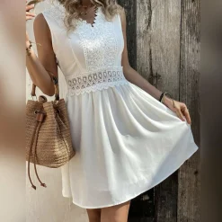 Jurken & Jumpsuits Dames*OTA - Elegante zomerse mini jurk