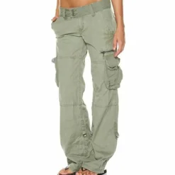 Broeken & Rokken Dames*Paloma - Luchtige cargo broek met zakken voor dames, perfect voor de zomer