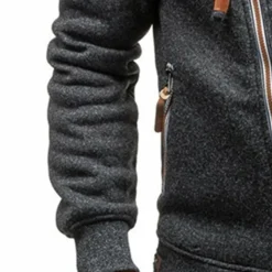 Truien & Vesten Heren*Paul - Luchtig fleece vest met capuchon voor heren, ideaal voor lente en zomer