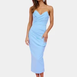 Jurken & Jumpsuits Dames*Paulita - Strapless zomerjurk voor dames - Perfect voor Lente en Zomer