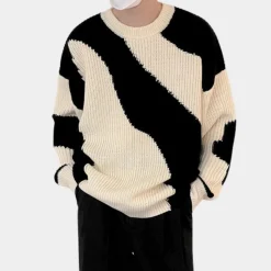 Truien & Vesten Heren*Pavlos - Trendy en Comfortabele Gebreide Zomerse Trui voor Hem