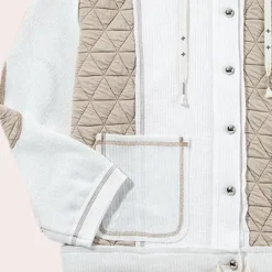 Jassen Dames*PHILOMENE - Stijlvolle Zomerjas Met Capuchon voor Dames Wit