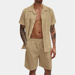 Sets Heren*Piero - Stijlvolle zomerse tweedelige herenset