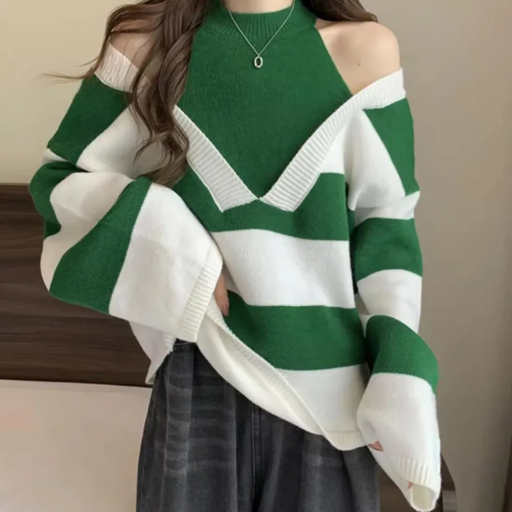 Truien & Vesten Dames*Portia - Stijlvolle Koude Schouder Zomertop voor Dames