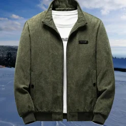 Jassen Heren*POUL - Retro ribfluwelen jack