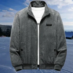 Jassen Heren*POUL - Retro ribfluwelen jack