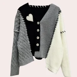 Truien & Vesten Dames*QUINLAN - Trendy en Comfortabel Gebreid Damesvest voor de Lente en Zomer