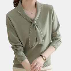 Truien & Vesten Dames*Rada - Tijdloze stijl zomertrui voor dames Lichtgroen