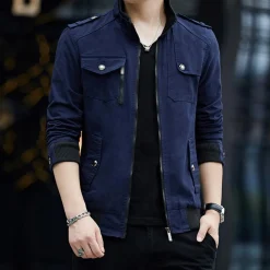 Jassen Heren*Radu - Moderne Cargo-jack met Functionele zak voor de Zomer