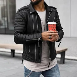 Leren Jassen Heren|Jassen Heren*RALPH - Leren zomerjas voor heren