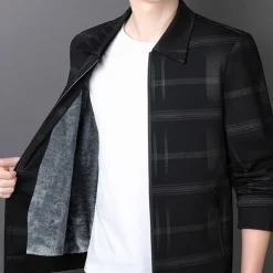 Jassen Heren*RANDY - Luxe Zomerjas voor Heren Zwart