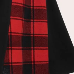 Jurken & Jumpsuits Dames*Rania - Stijlvolle A-lijn Zomerjurk met Geruit design