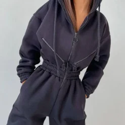 Jurken & Jumpsuits Dames*REBECCA - Luchtige Zomer Jumpsuit met Kap voor Dames