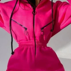 Jurken & Jumpsuits Dames*REBECCA - Luchtige Zomer Jumpsuit met Kap voor Dames