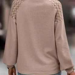 Topjes & Shirts Dames*REBECCA - Trendy Zomersweatshirt voor Dames Bruin