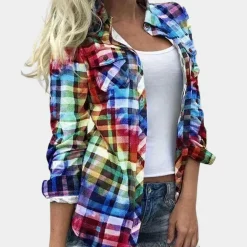 Topjes & Shirts Dames*REESE - Kleurrijk zomers damesshirt