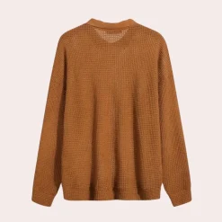 Shirts Heren*Reidar - Trendy herenoverhemd met lange mouwen voor de zomer Camel