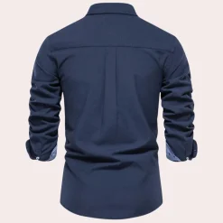 Shirts Heren*Remy - Casual herenoverhemd met lange mouwen voor de zomer