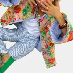 Jassen Dames*Renata - Kleurrijke damesjas voor de zomer