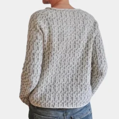 Truien & Vesten Dames*Renise - Luchtige zomertrui voor dames Grijs