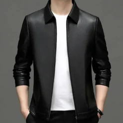 Jassen Heren*RENZO - Klassieke Zomerjas voor Heren Zwart