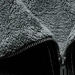 Jassen Heren*REUBEN - Luchtig Sherpa zomerjack voor heren Zwart