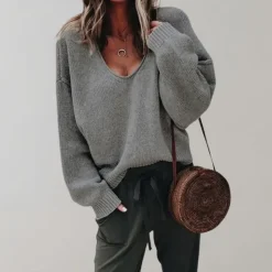 Truien & Vesten Dames*Revna - Casual gebreide damestrui voor de zomer