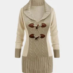 Truien & Vesten Dames*Rhianna - Sierlijke gebreide zomerse trui voor dames Beige