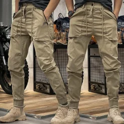 Broeken Heren*RICHARD - Stretchy cargo zomerbroek