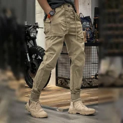 Broeken Heren*RICHARD - Stretchy cargo zomerbroek