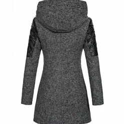 Jassen Dames*Riley - Lange winterjas met capuchon voor dames