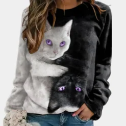 Topjes & Shirts Dames*Rina - Dameshemd met lange mouwen voor de zomer