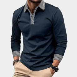 Shirts Heren*Roald - Casual herenoverhemd met lange mouwen voor de zomer